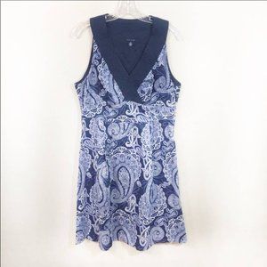 Tommy Hilfiger Blue Paisley Sheath Dress